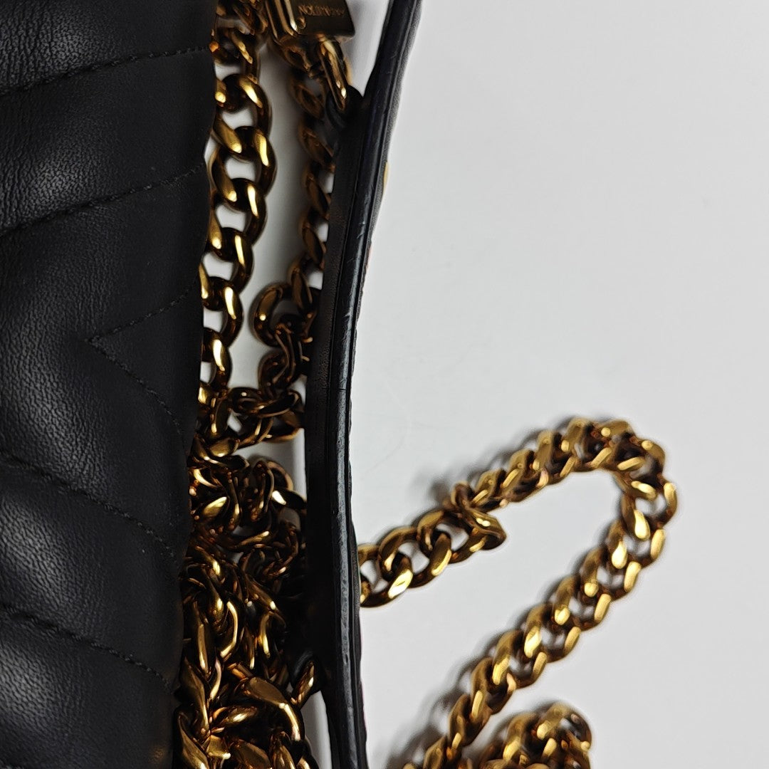 NEW WAVE PM Quilted Calfskin Black