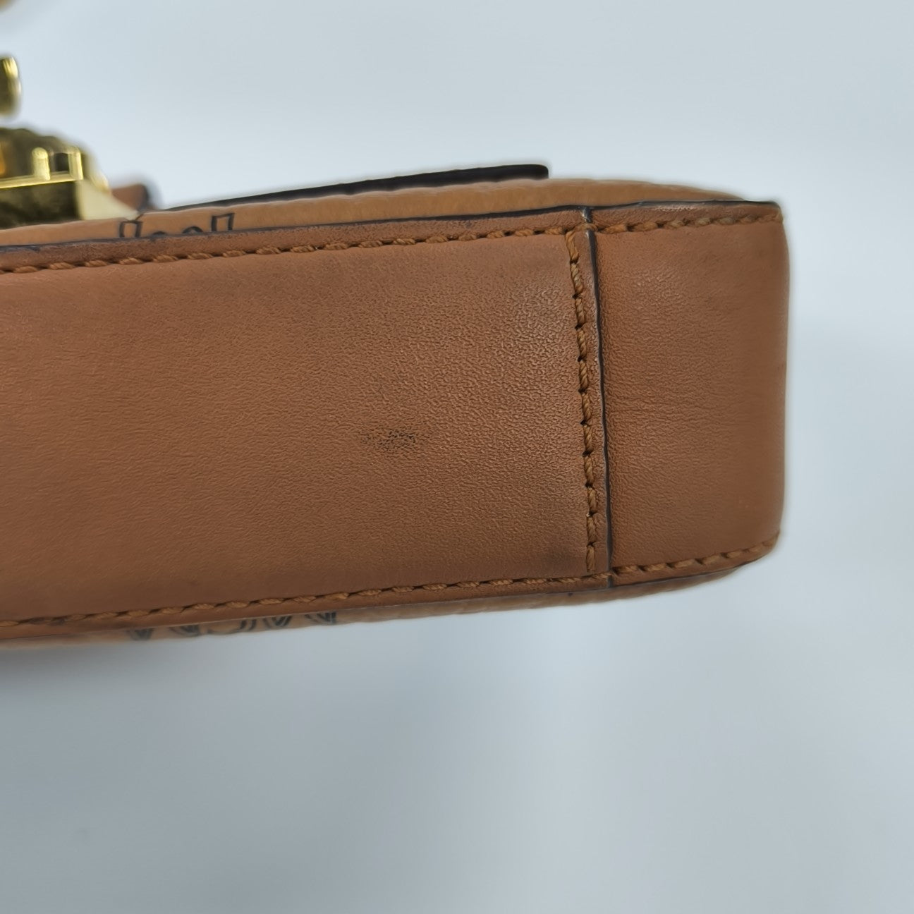 Viktor Visetos Small Monogram Coated Canvas Brown