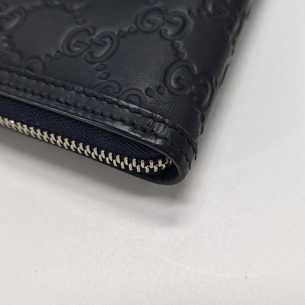Monogram Calfskin Wallet Blue