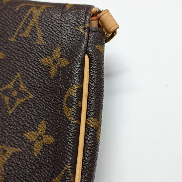 BEVERLY MM Monogram Coated Canvas Brown