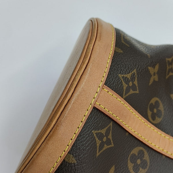 DUFFLE Monogram Coated Canvas Brown