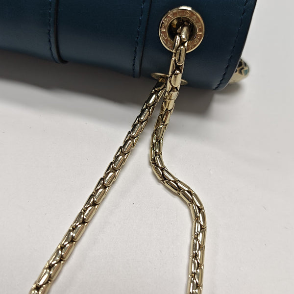 SERPENTI FOREVER Medium Calfskin Blue