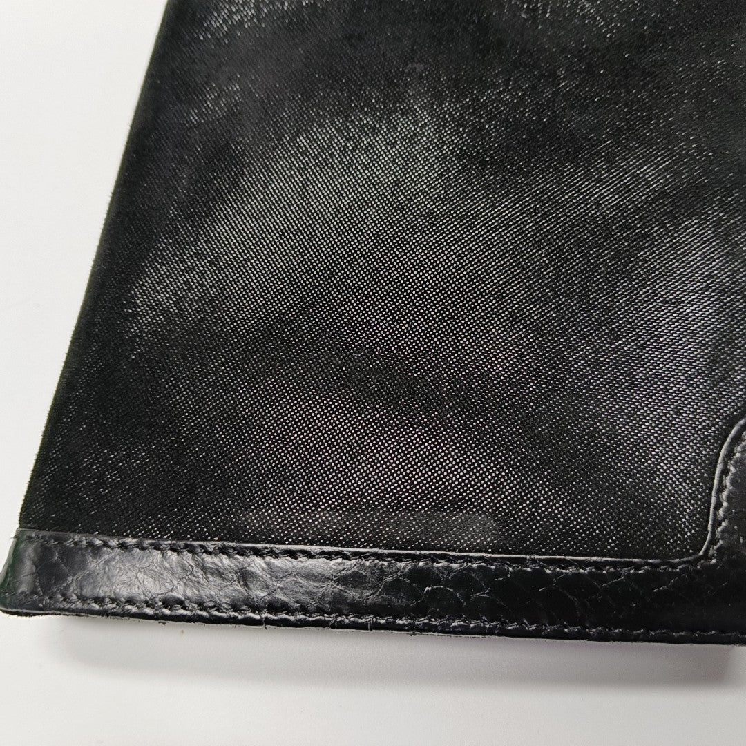 Canvas Top Handle Bag Black