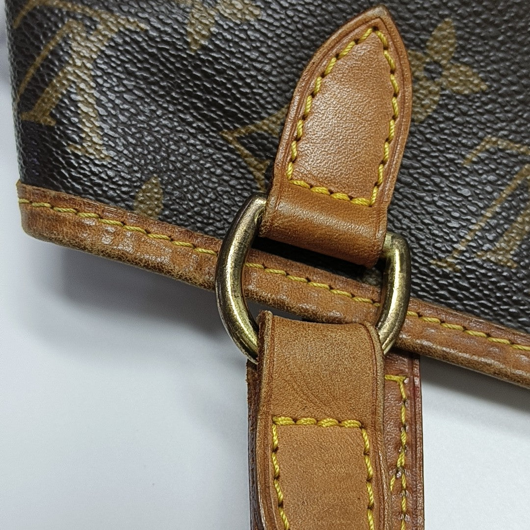BATIGNOLLES MM Monogram Coated Canvas Brown
