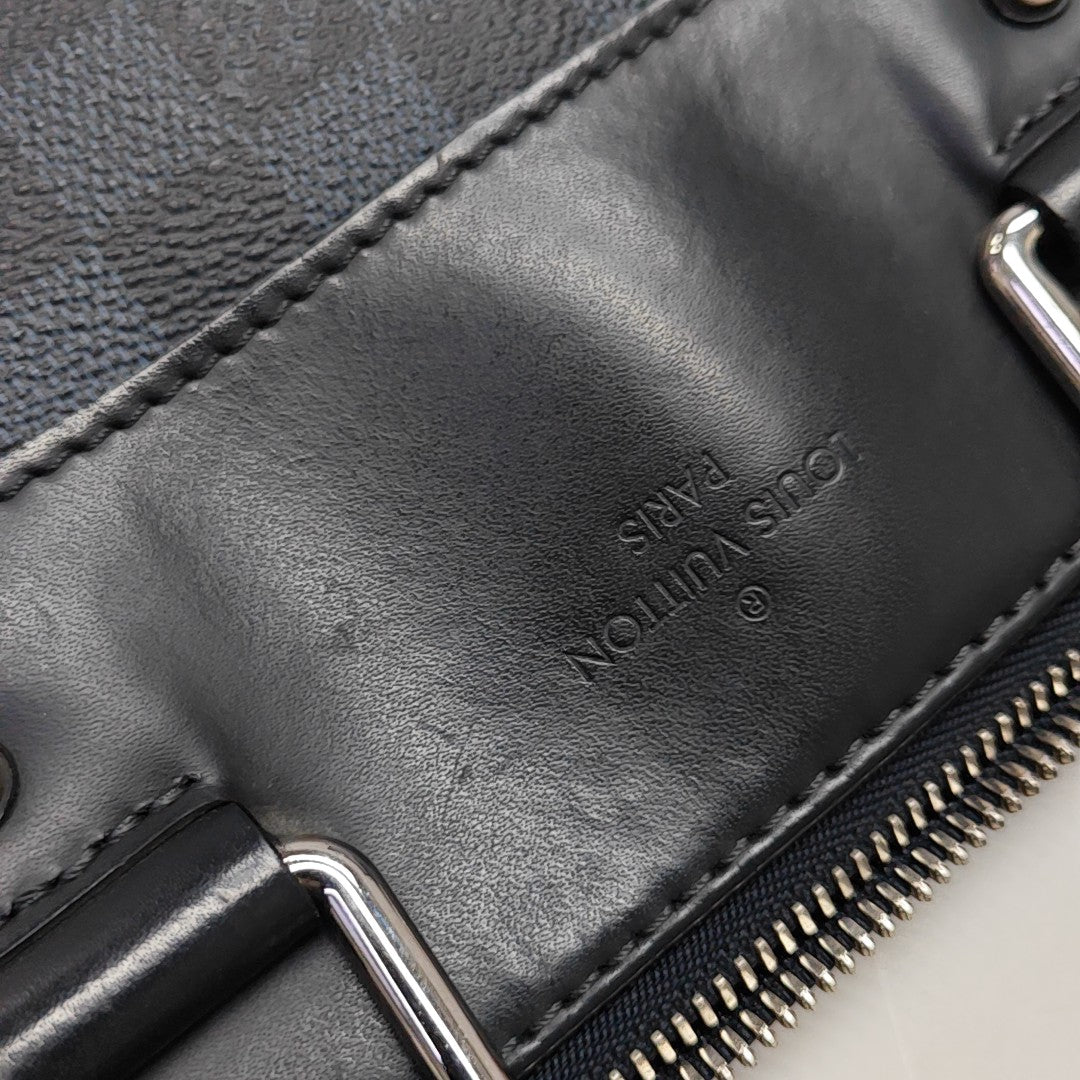 JOUR Damier Coated Canvas Blue
