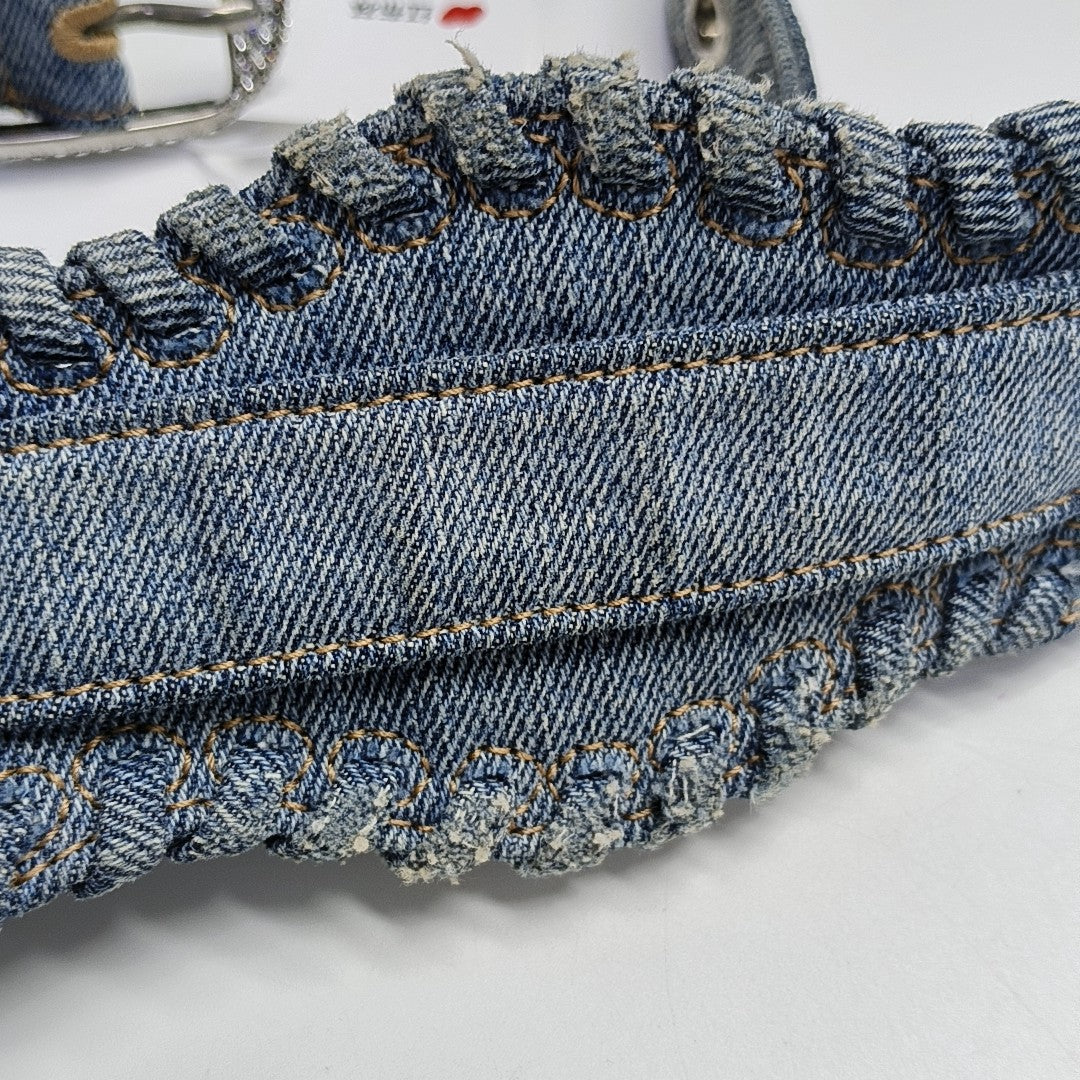 Le Cagole Mini Denim Blue