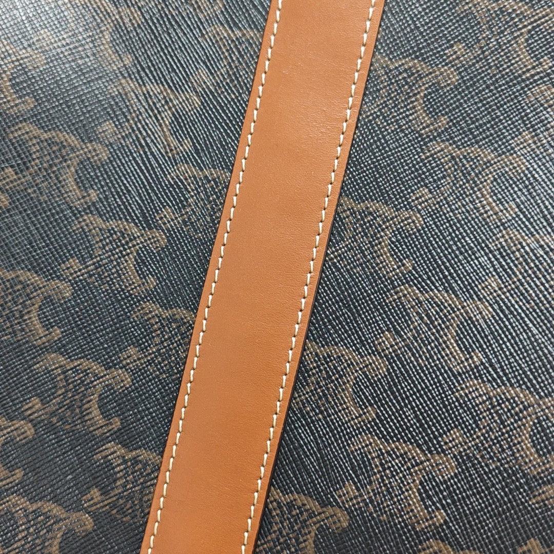 TRIOMPHE CANVAS Medium Coated Canvas Brown