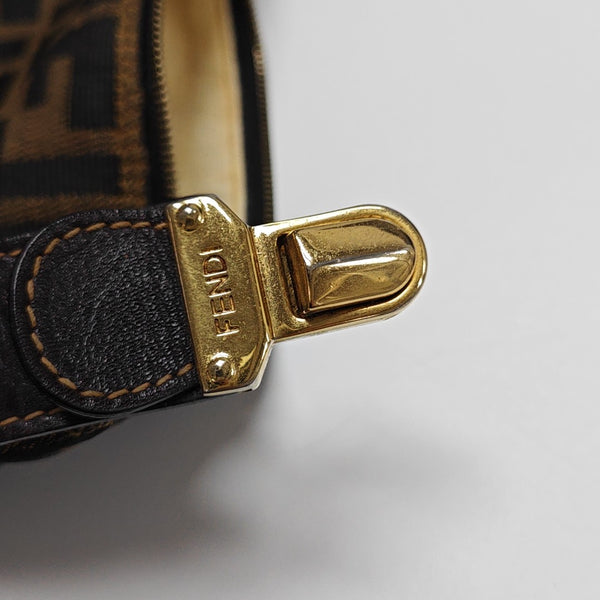 Canvas Top Handle Bag Brown