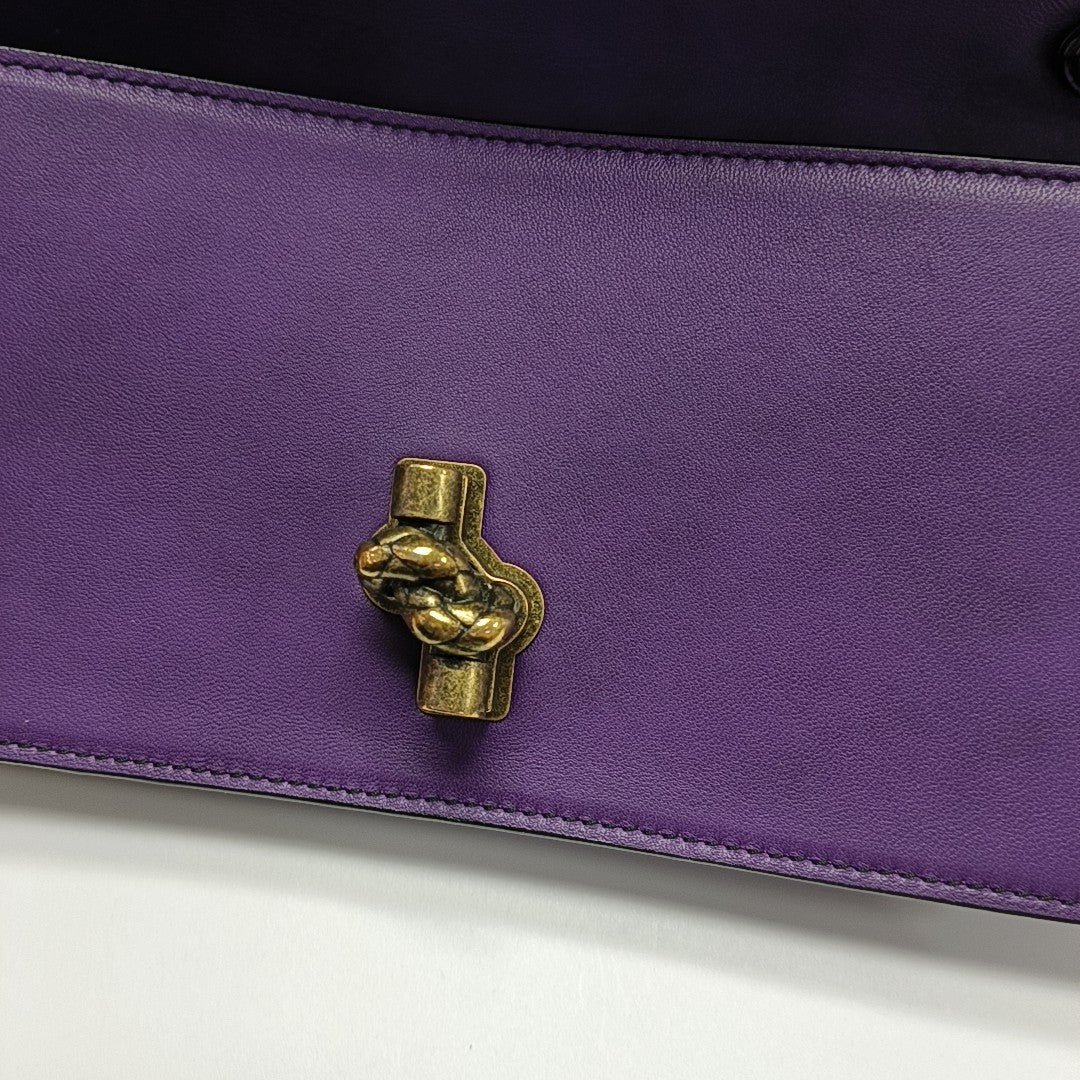 Olimpia Knot Lambskin Purple