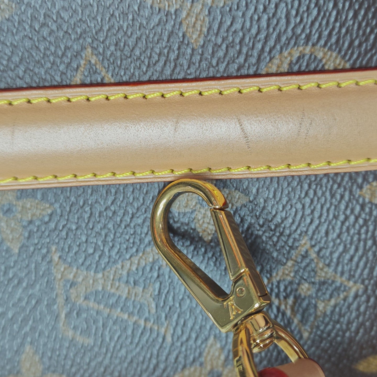LUGGAGE Monogram Coated Canvas Brown