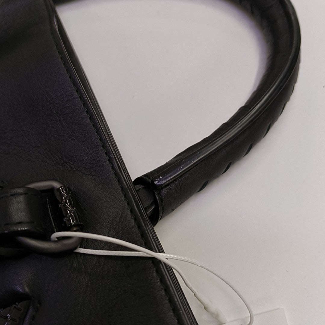 Calfskin Shoulder Bag Black