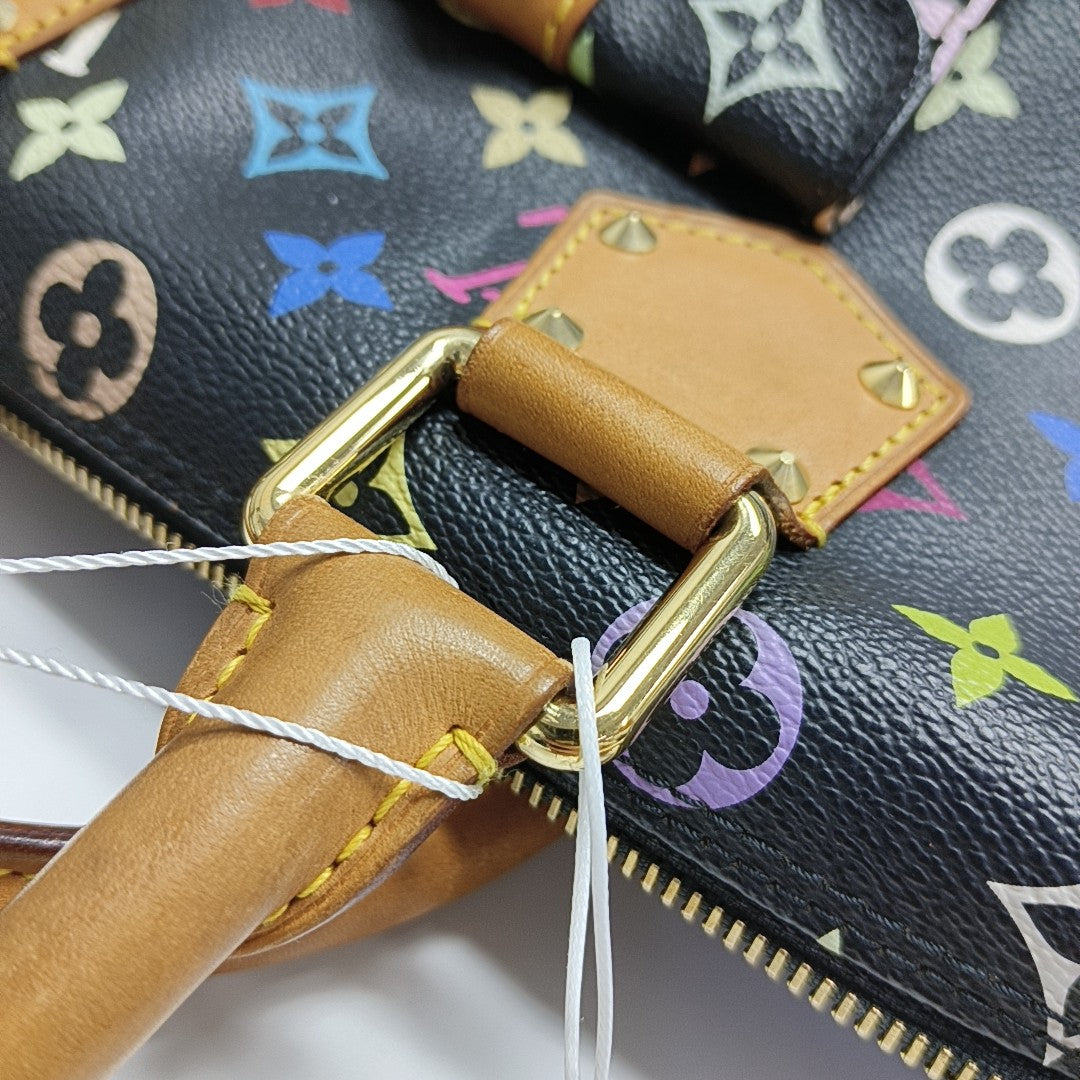 SPEEDY 30 Monogram Coated Canvas Black