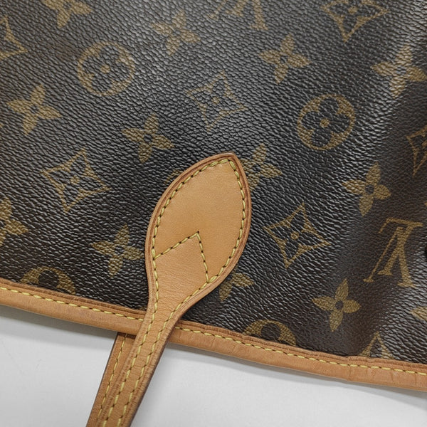 NEVERFULL GM Monogram Coated Canvas Brown