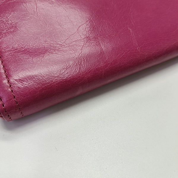 Saffiano Calfskin Wallet Red