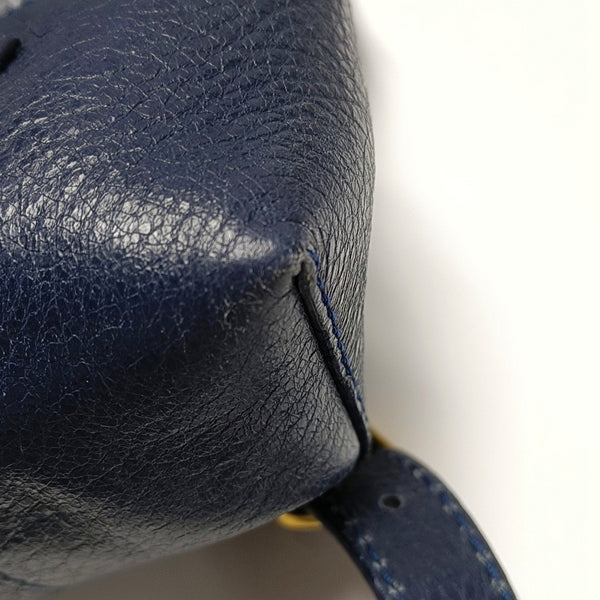 Authenticated pre-owned  Classic Metallic Edge City Calfskin Blue - Backpack at Looply