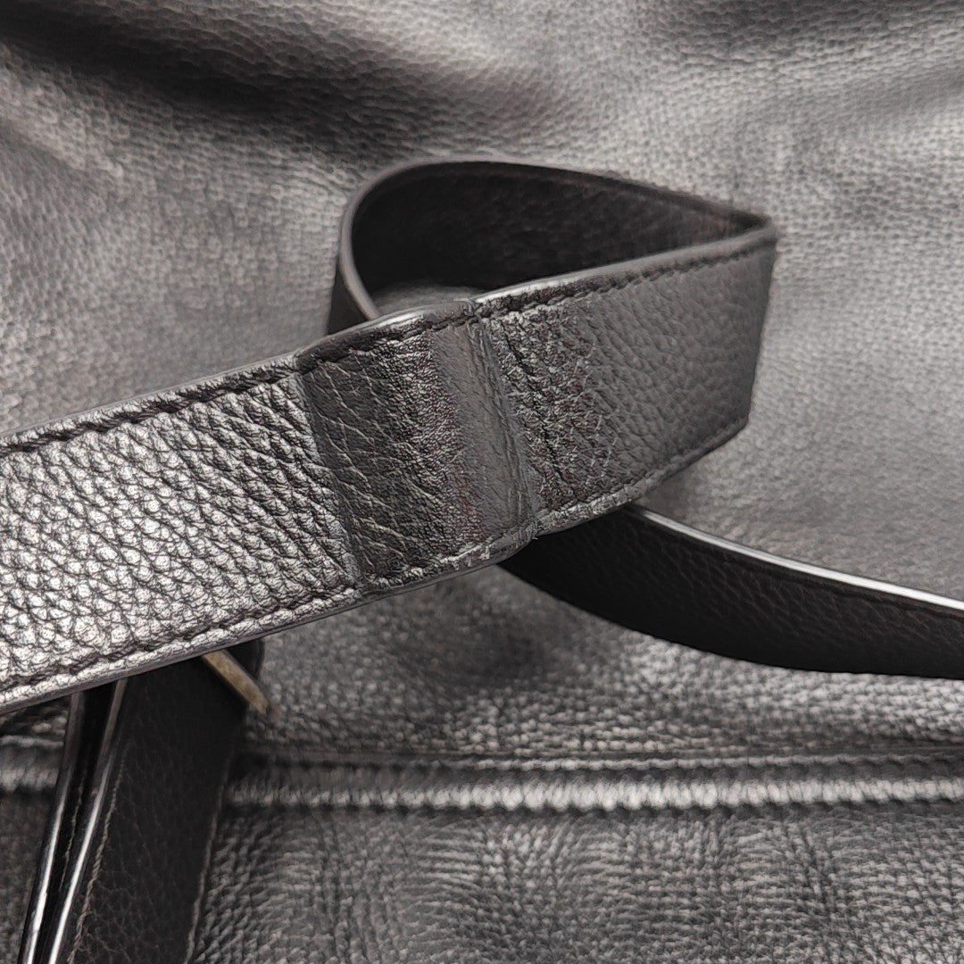 Calfskin Crossbody Bag Black