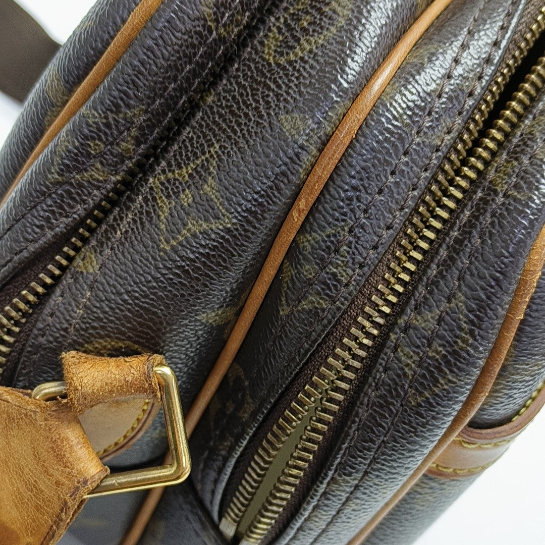 REPORTER Monogram Coated Canvas Brown