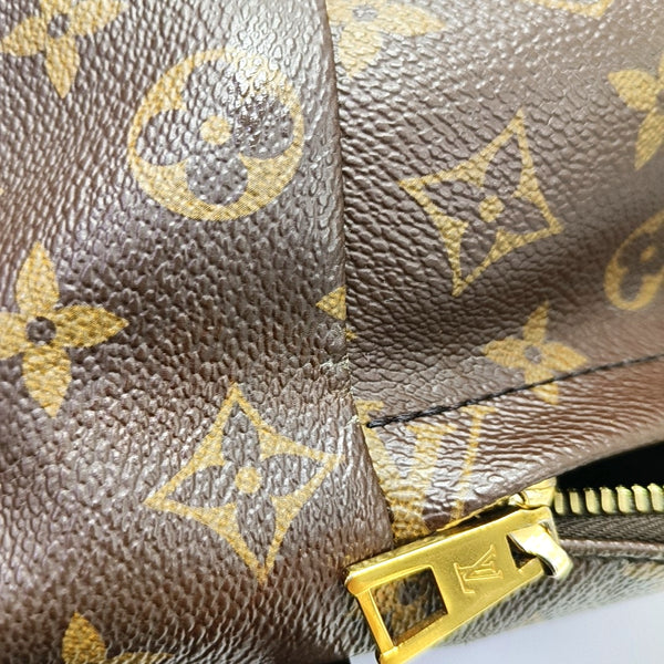 PALM SPRINGS PM Monogram Coated Canvas Brown