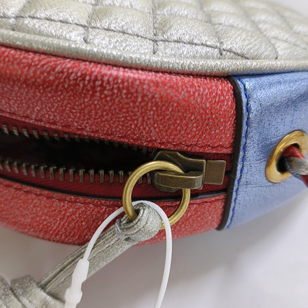 Zumi Mini Quilted Calfskin Multicolor