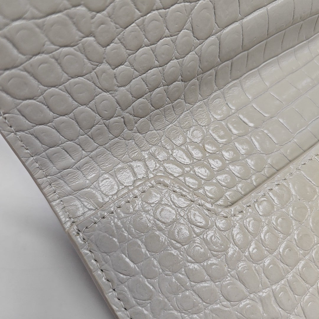 UPTOWN Small Calfskin White
