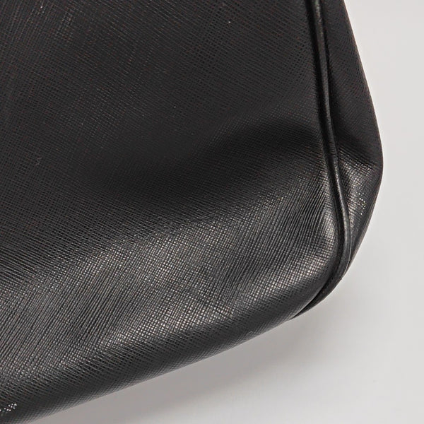 Calfskin Shoulder Bag Black