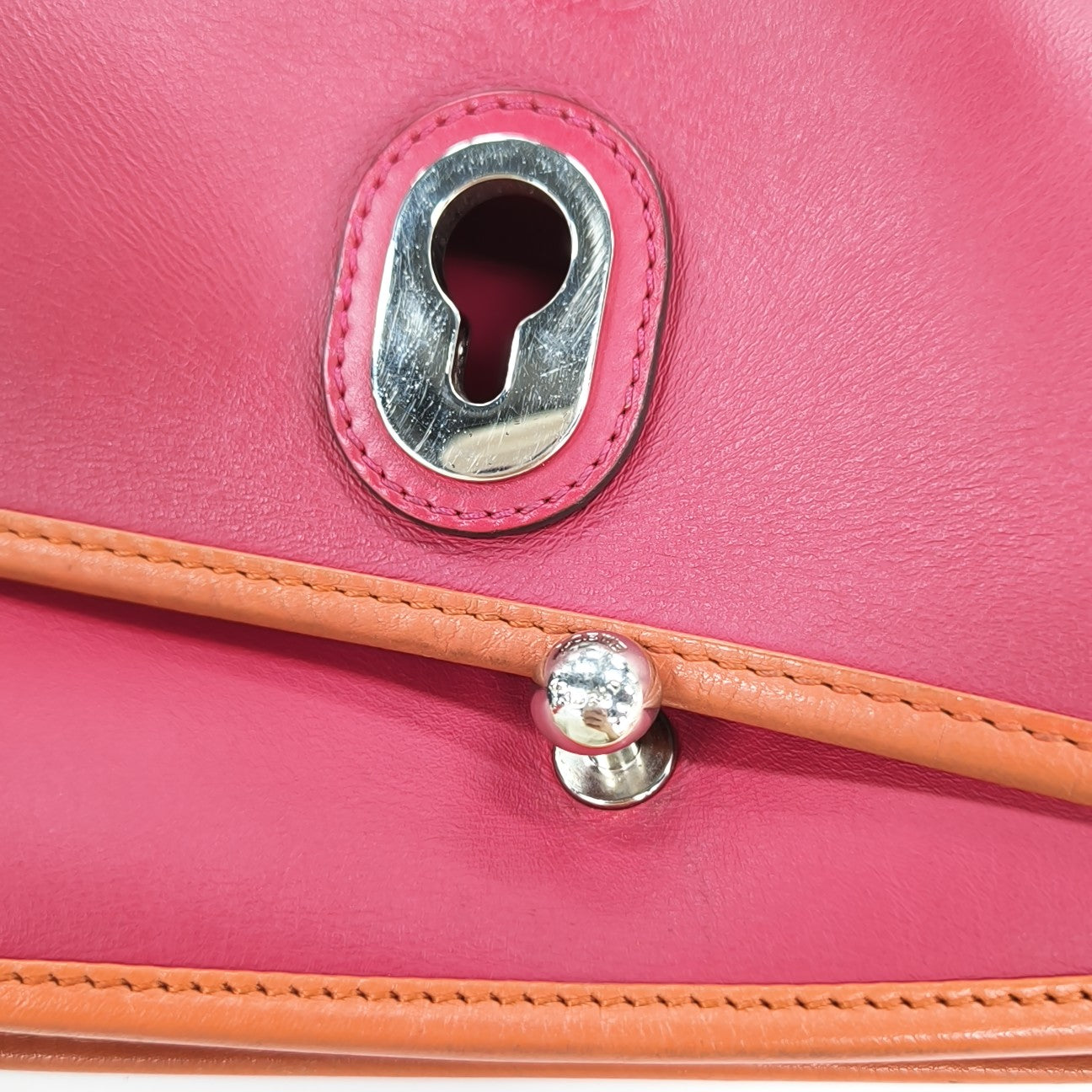 Calfskin Shoulder Bag Red