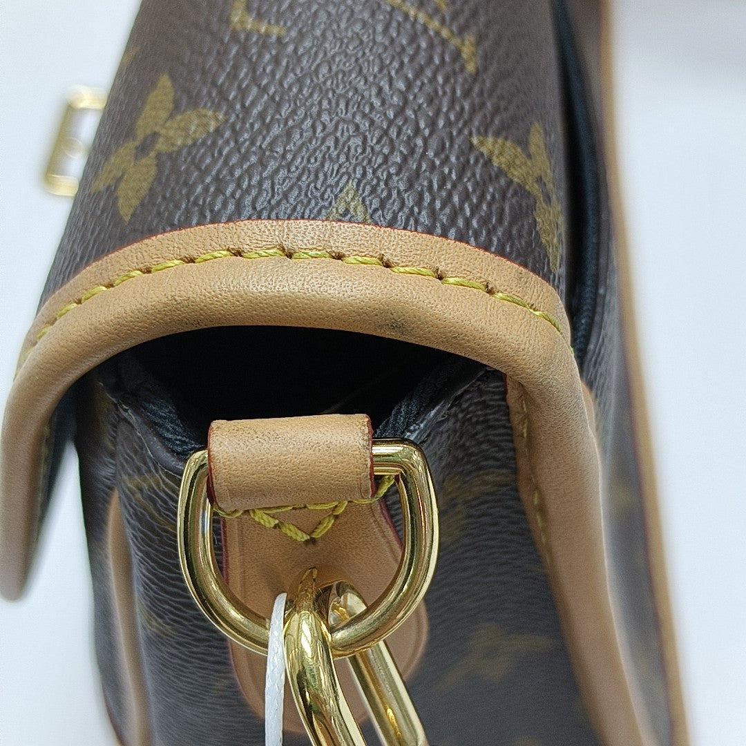 DIANE Monogram Coated Canvas Brown