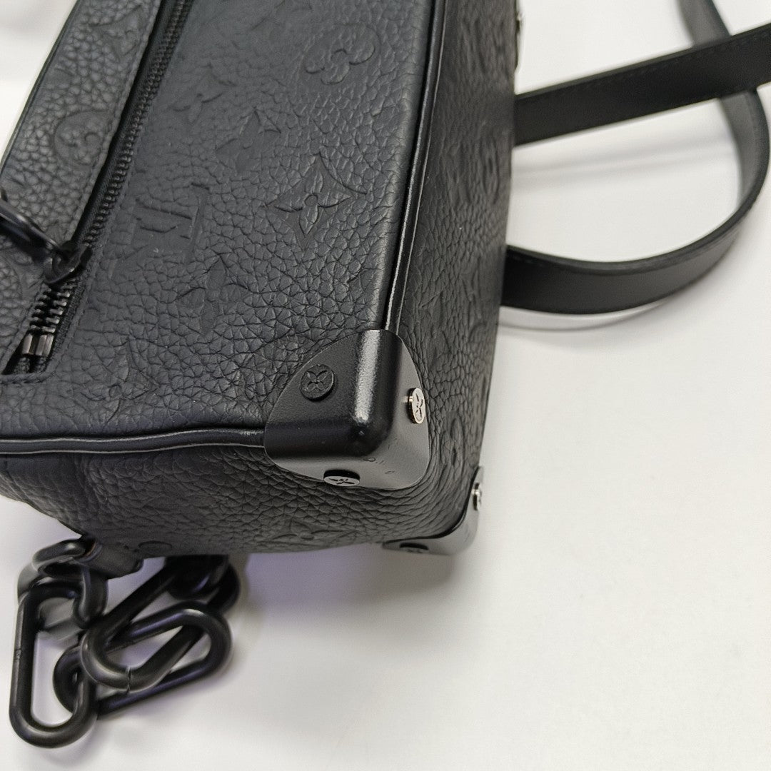 SOFT TRUNK Mini Monogram Calfskin Black