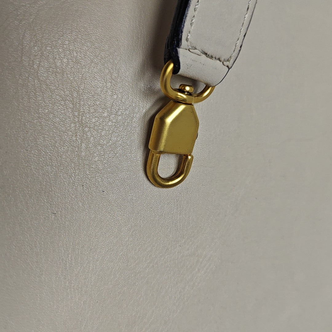 Calfskin Shoulder Bag Beige