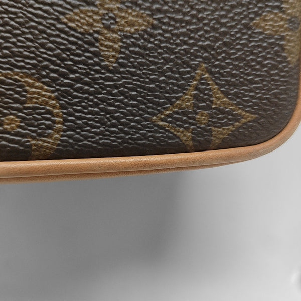 NOÉ Nano Monogram Coated Canvas Brown