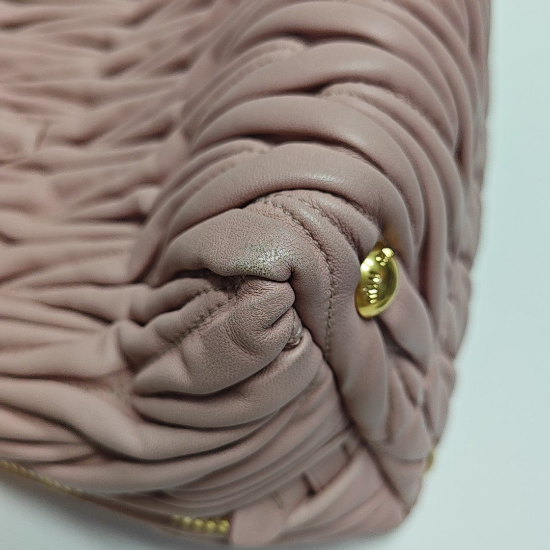 Avenue Quilted Lambskin Pink