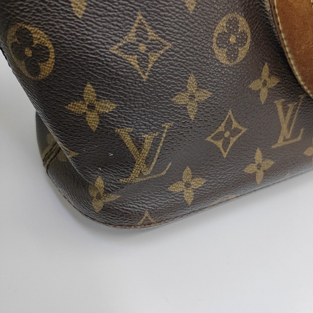 VINTAGE VAVIN GM Monogram Coated Canvas Brown