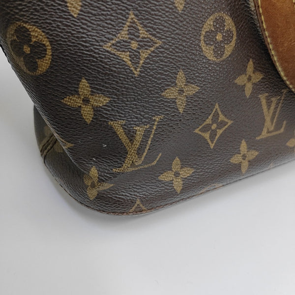 VINTAGE VAVIN GM Monogram Coated Canvas Brown