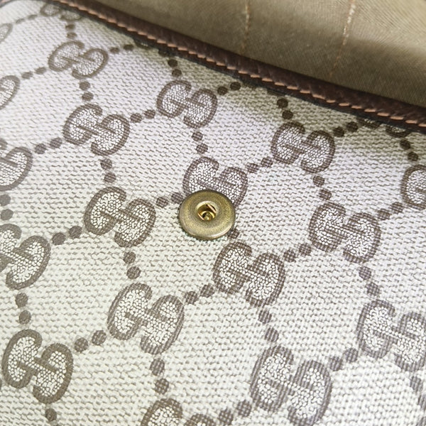 Ophidia Mini Monogram Coated Canvas Beige