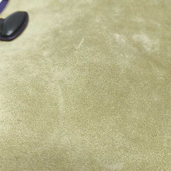 Suede Shoulder Bag Beige