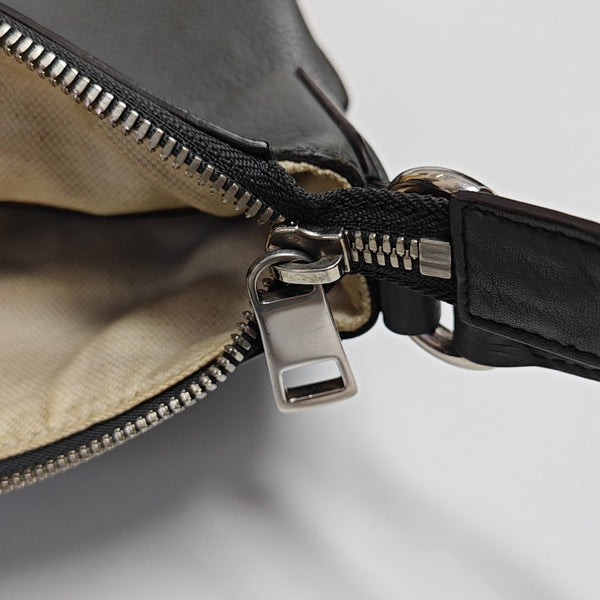 Calfskin Crossbody Bag Gray