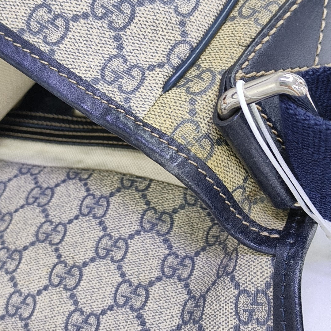 Monogram Coated Canvas Shoulder Bag Beige