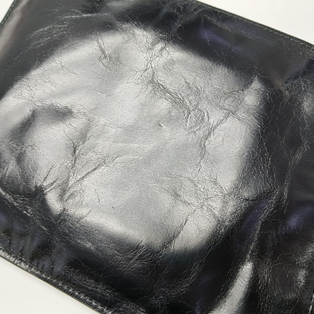 Calfskin Shoulder Bag Small Black
