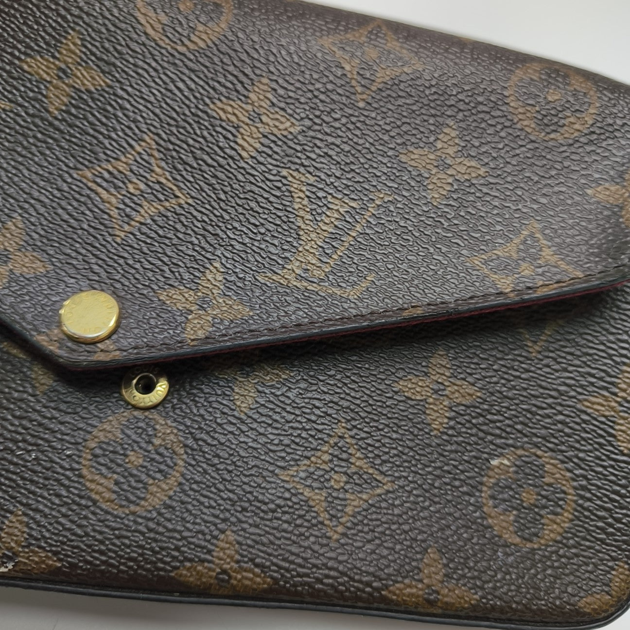 FÉLICIE Monogram Coated Canvas Brown