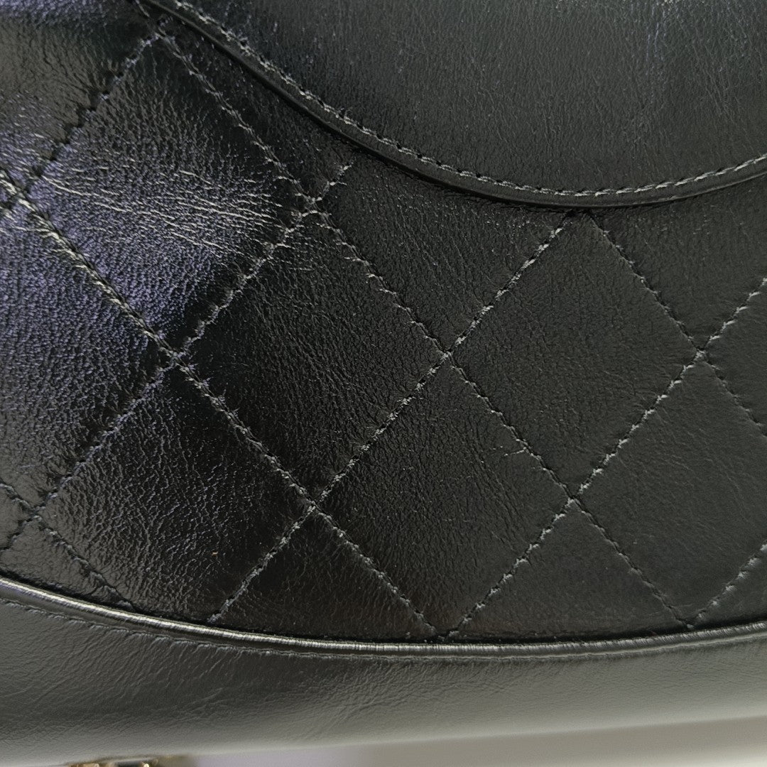 CHANEL 31 Nano Quilted Calfskin Black