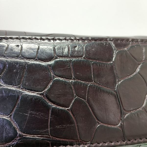 Lady Dior Small Crocodile Red