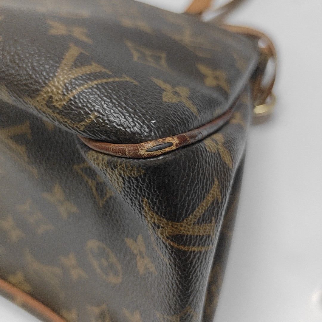 BATIGNOLLES GM Monogram Coated Canvas Brown