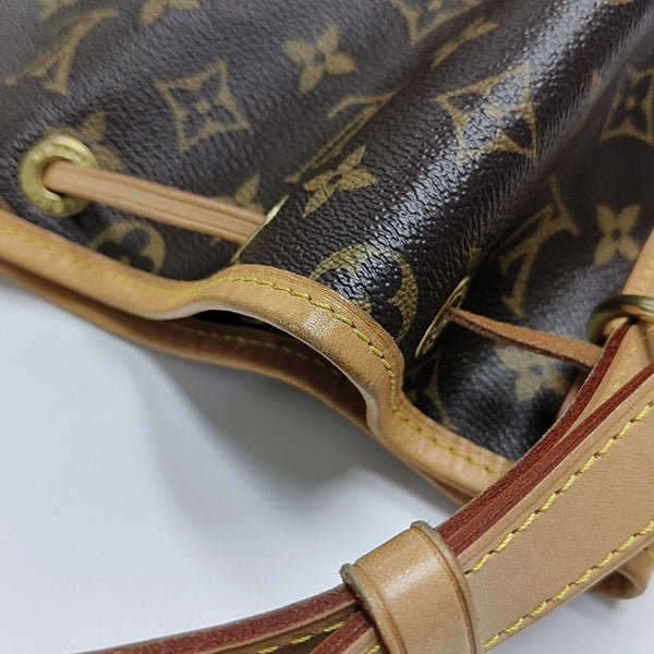 NOÉ GM Monogram Coated Canvas Brown