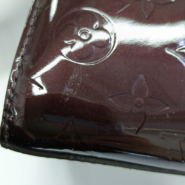 Monogram Patent Leather Shoulder Bag Red
