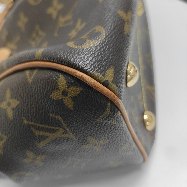 SEGUR Monogram Coated Canvas Brown