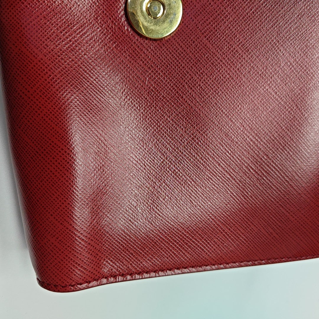 Ginny Calfskin Red