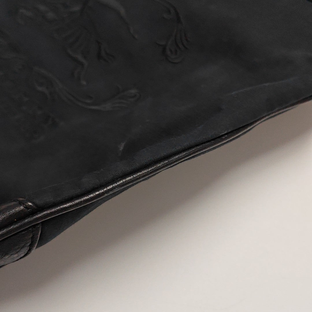 Canvas Top Handle Bag Black