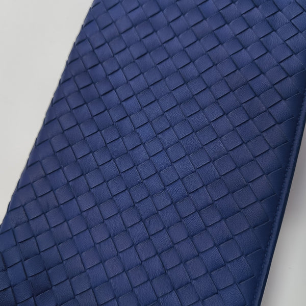 Lambskin Clutch Blue