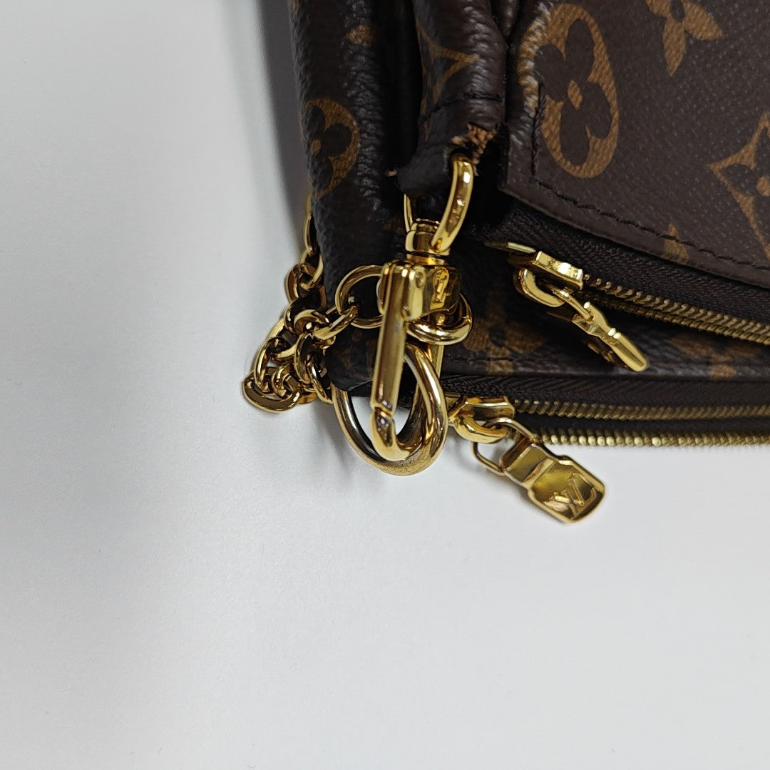 MULTI Monogram Coated Canvas Brown