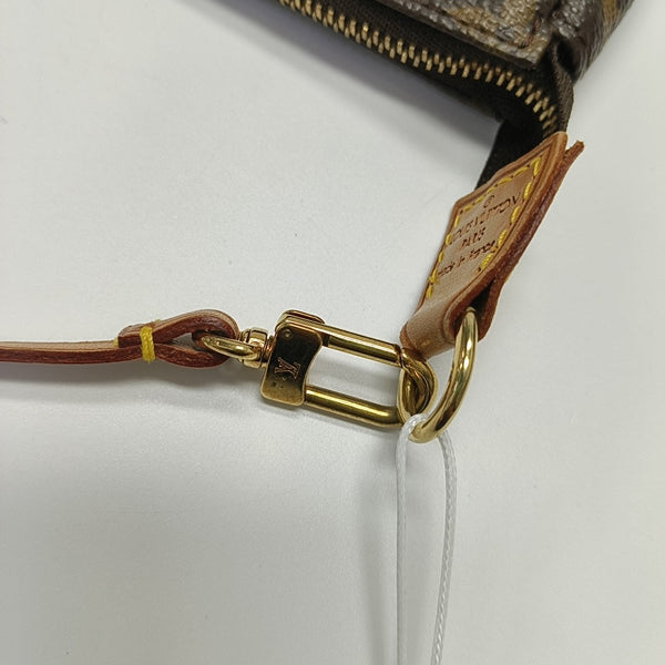 ACCESSOIRES Monogram Coated Canvas Brown